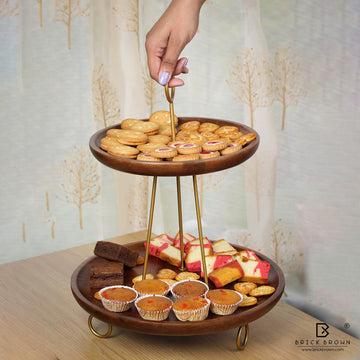 Twin Tier Cake Stand from Aakriti Ahuja Collection