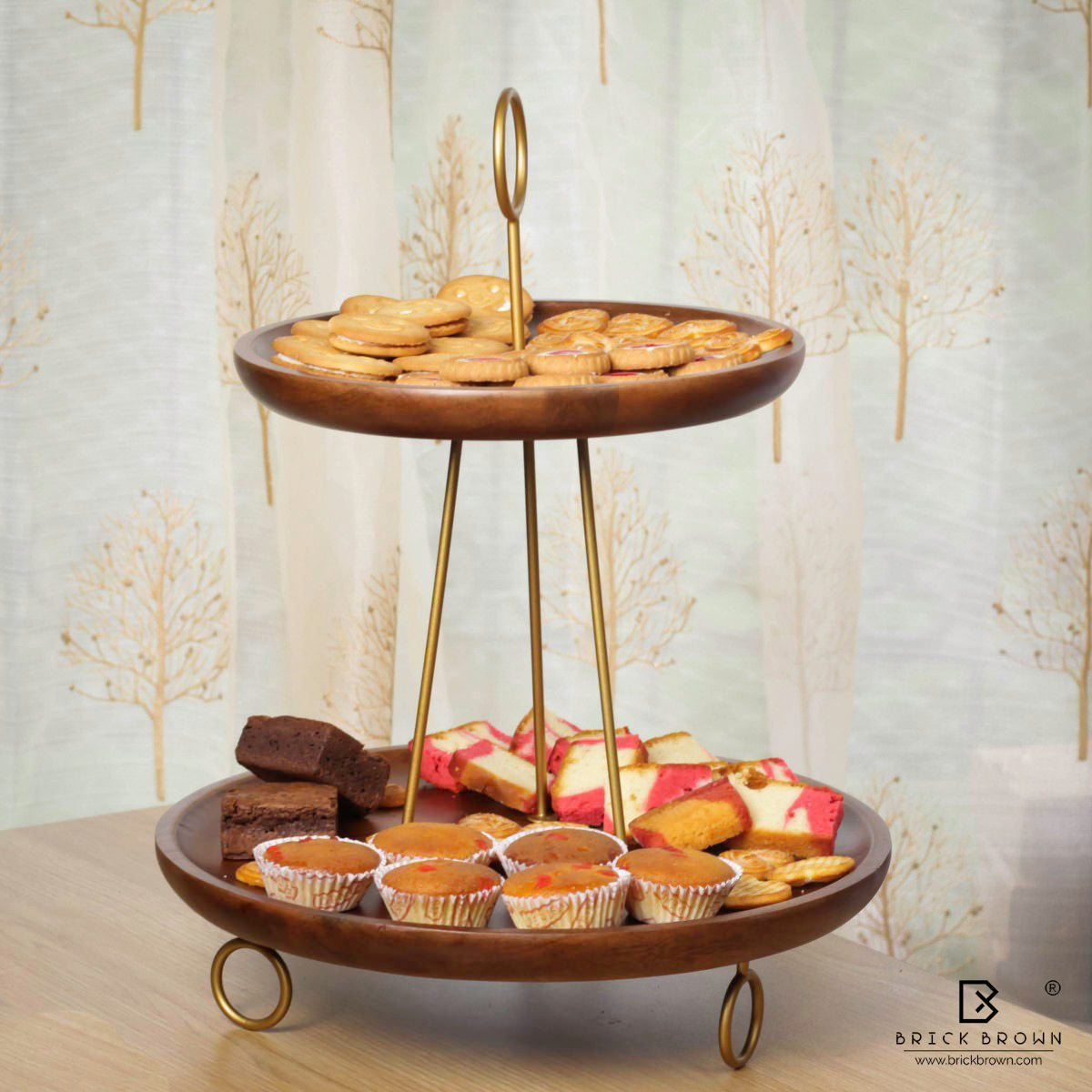 Twin Tier Cake Stand from Aakriti Ahuja Collection