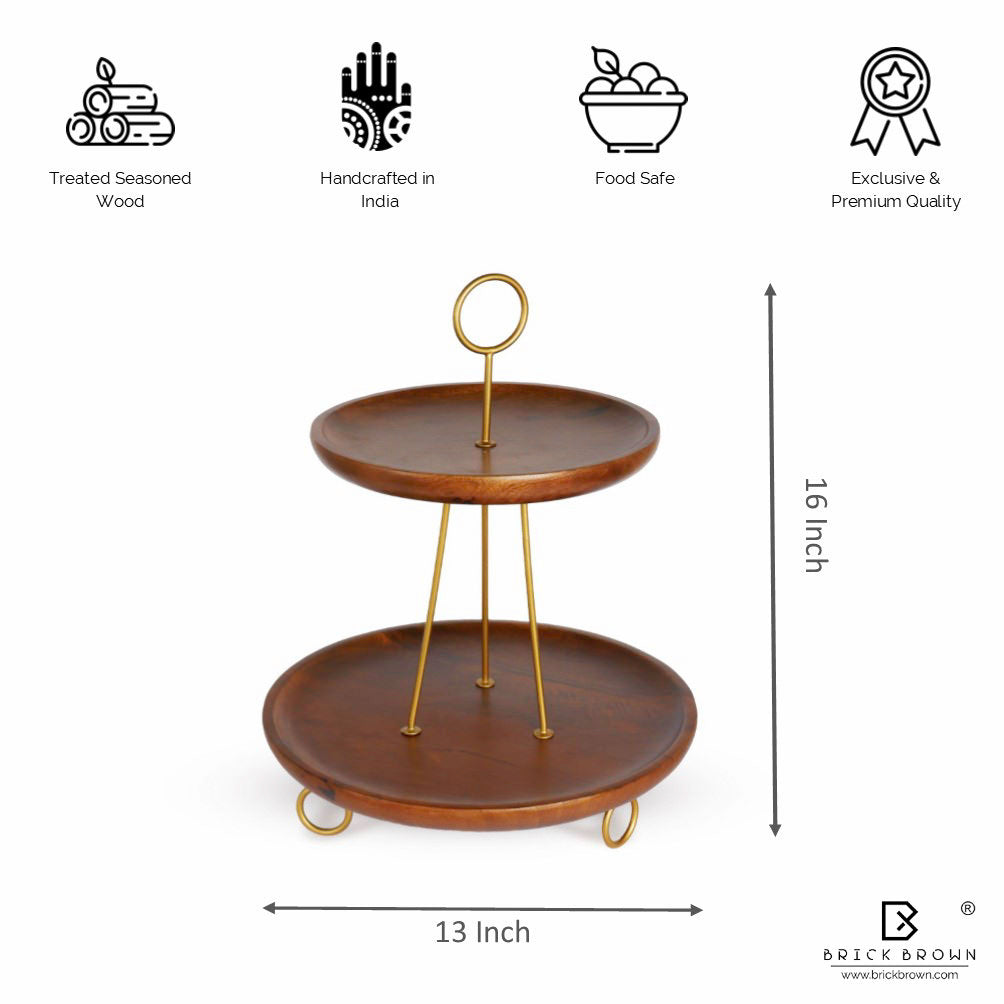 Twin Tier Cake Stand from Aakriti Ahuja Collection