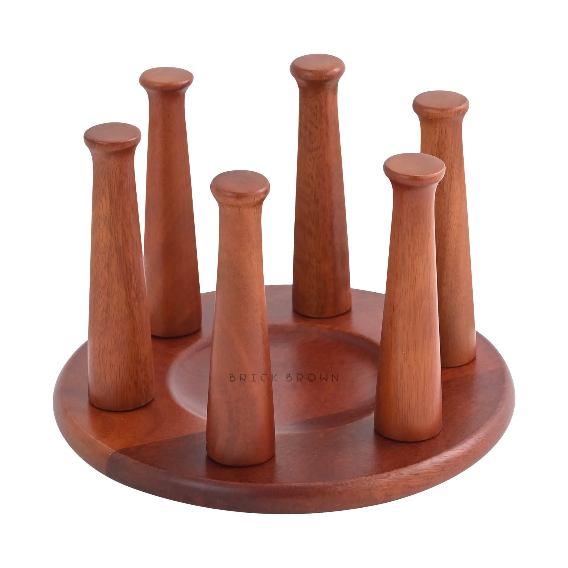 Hexa Glass Holder from Mahogany Collection