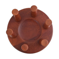 Hexa Glass Holder from Mahogany Collection