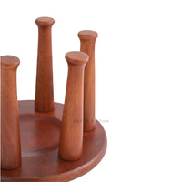 Hexa Glass Holder from Mahogany Collection