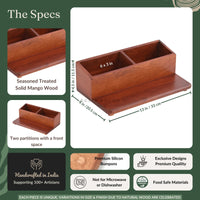 Chic Organizer in Mahogany