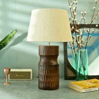 Carved Crust Table Lamp