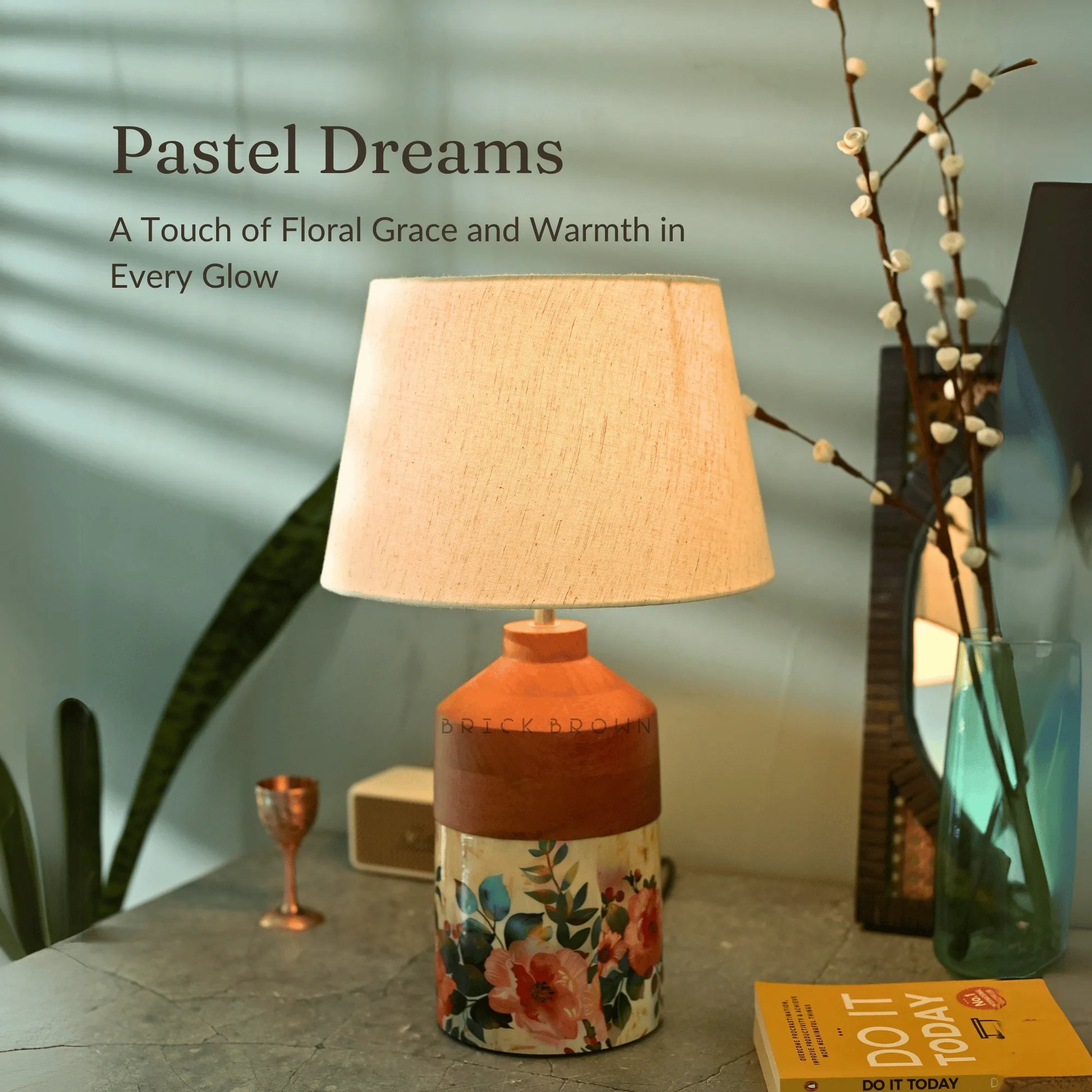 Pastel Flora Table Lamp