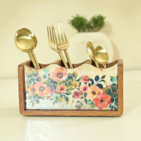 Pastel Flora Cutlery Holder