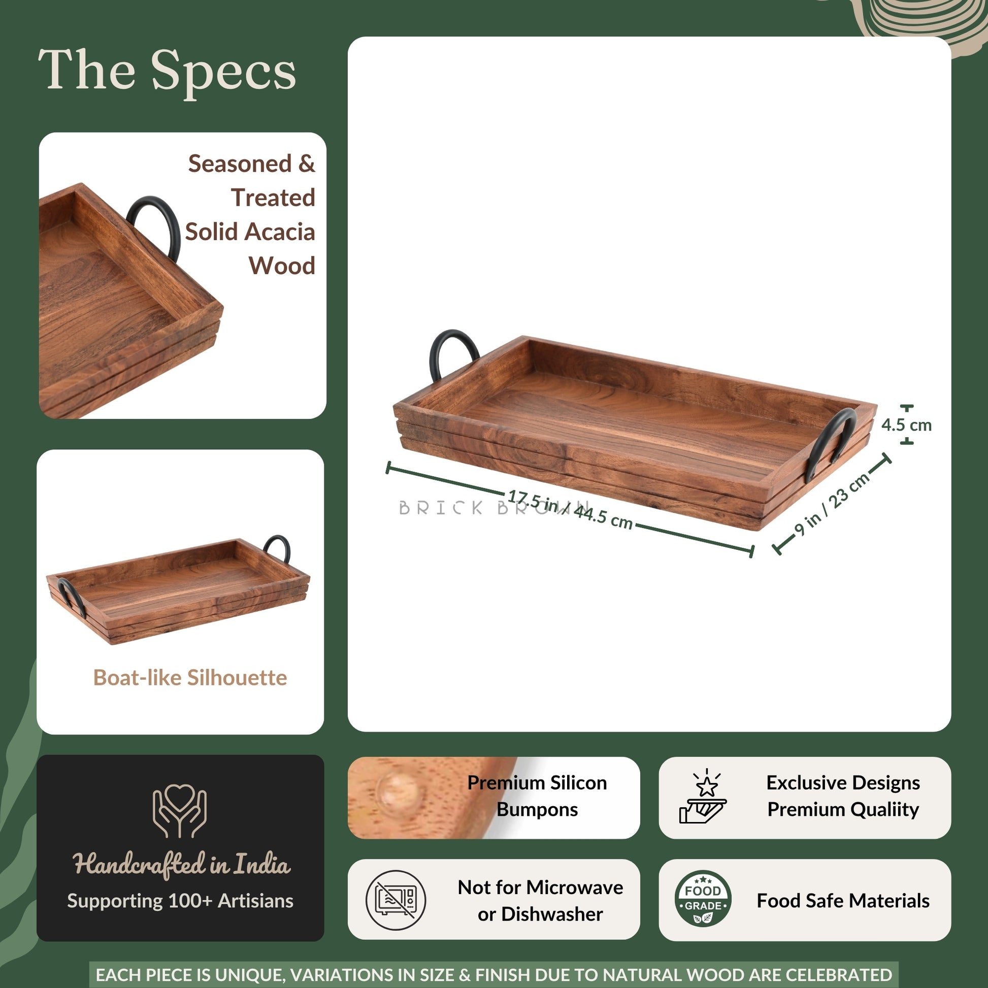 Boat Serving Tray