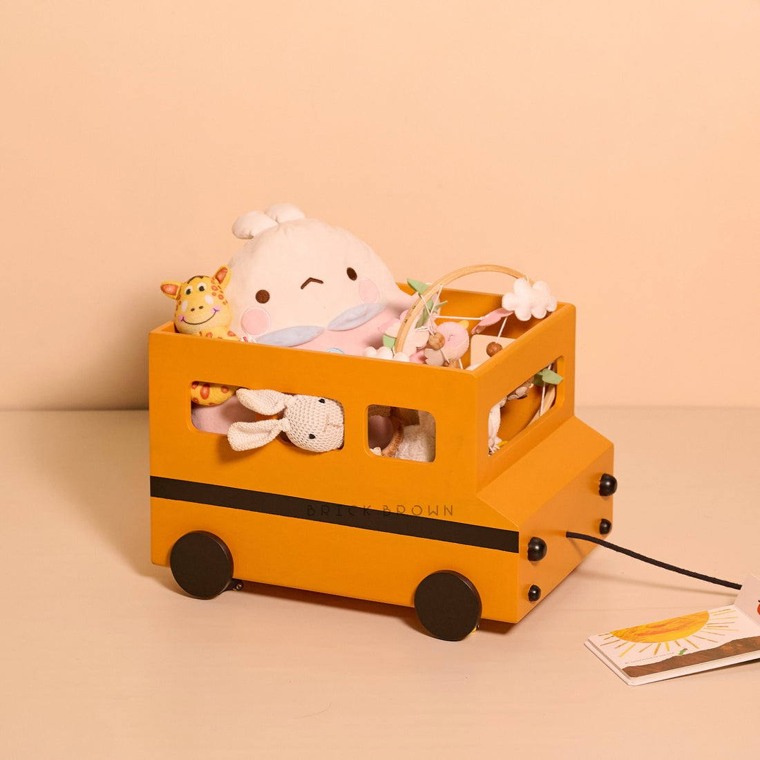 Wheels on the Bus Toy Cart