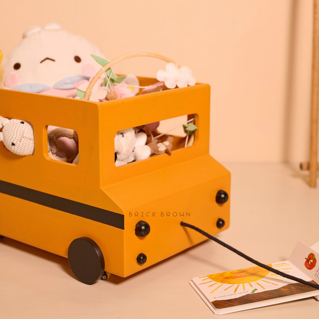 Wheels on the Bus Toy Cart