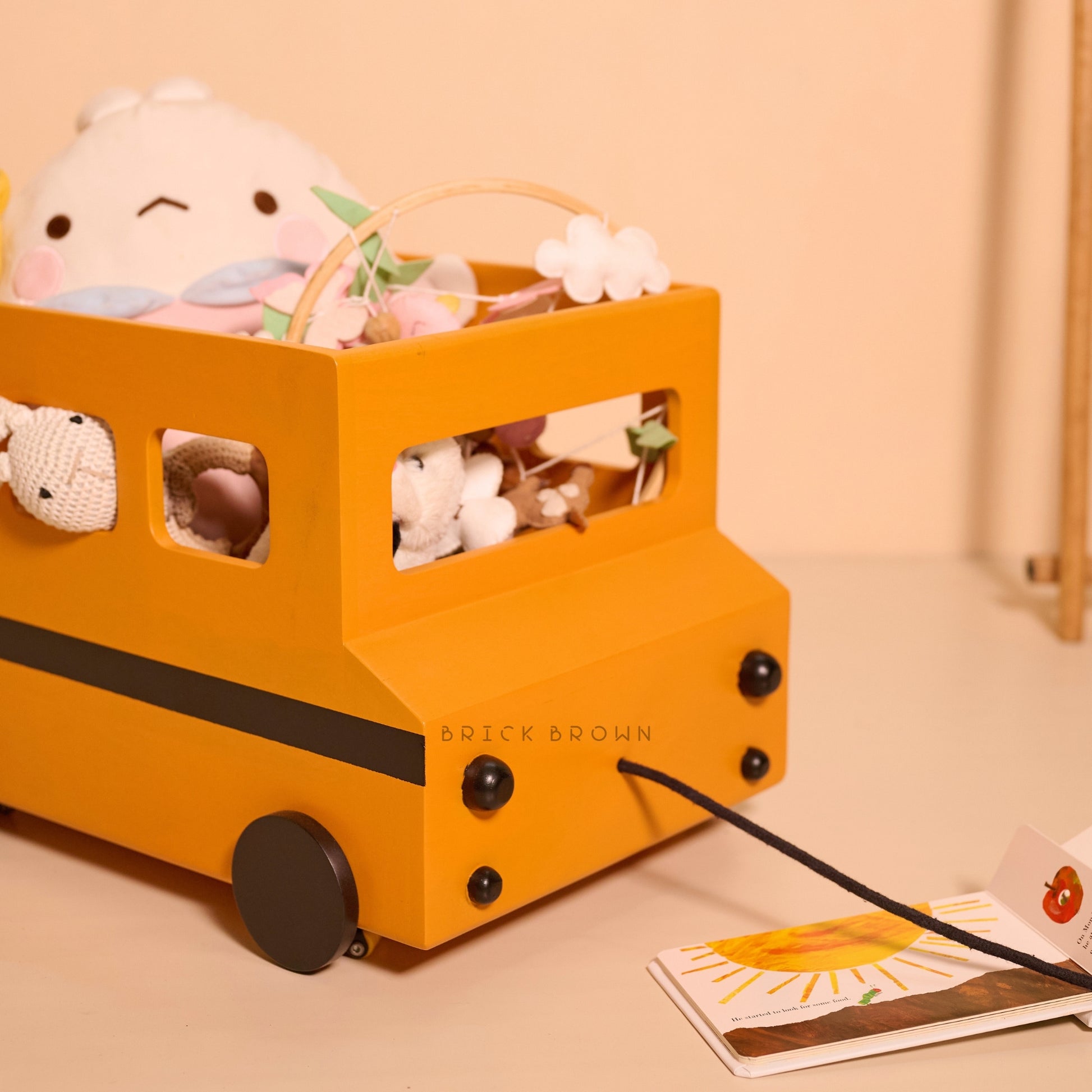 Wheels on the Bus Toy Cart