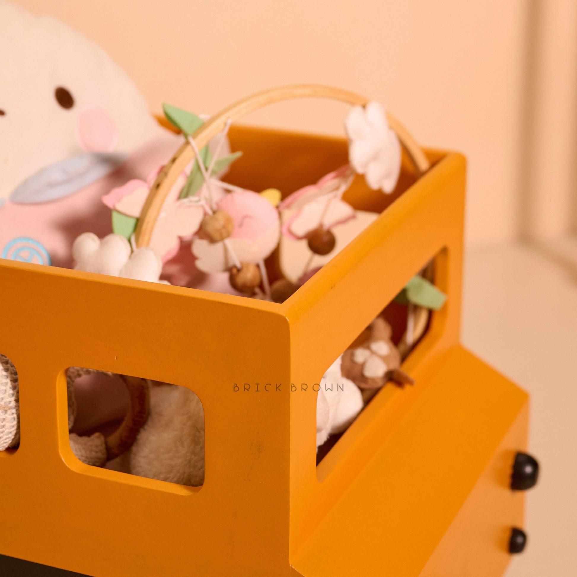Wheels on the Bus Toy Cart