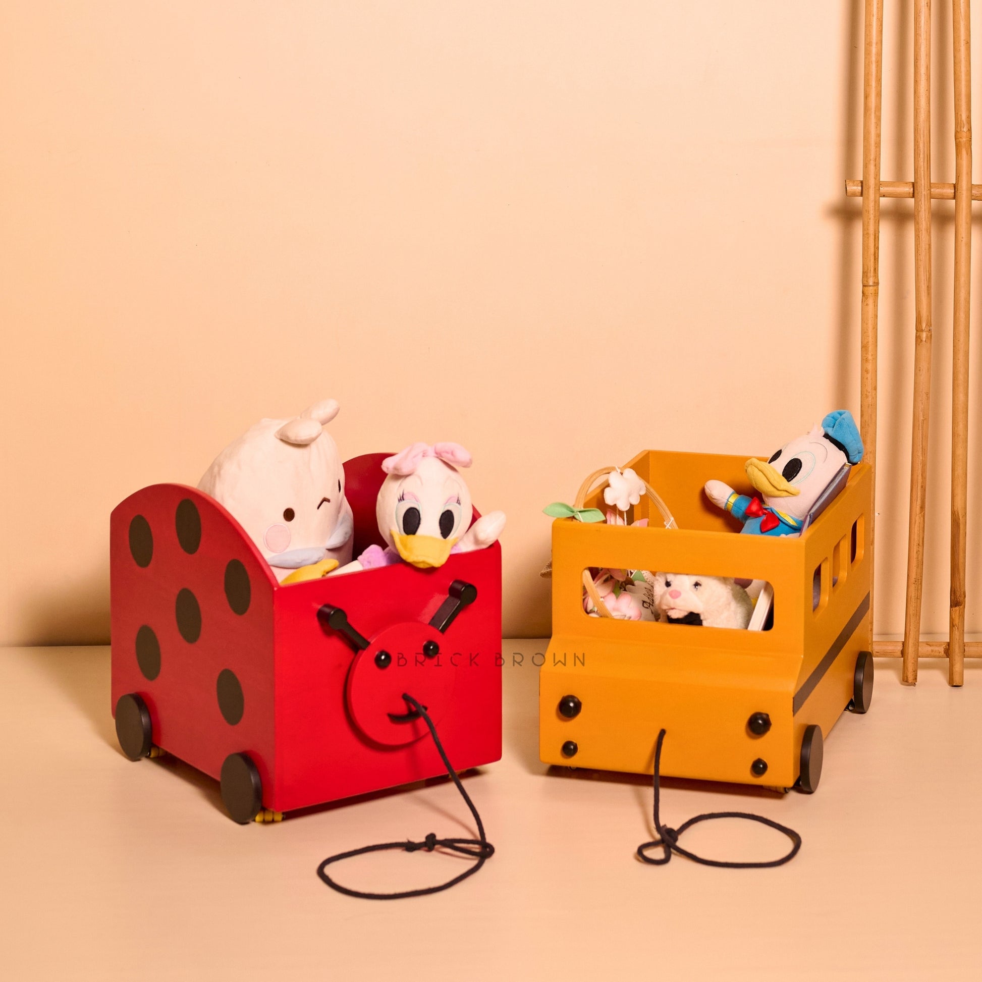 Wheels on the Bus Toy Cart