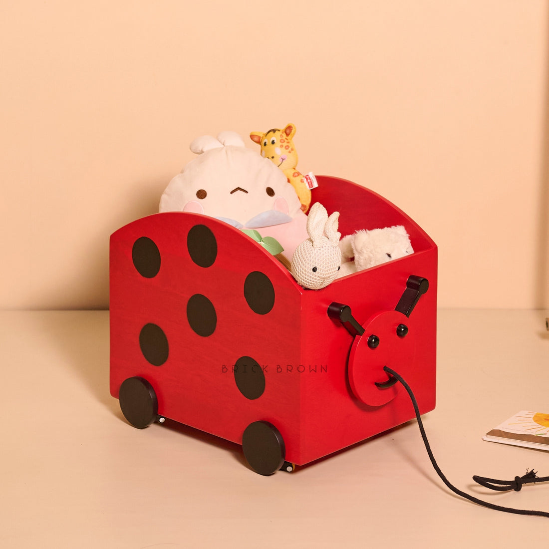 Ladybug Toy Cart