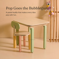 Bubblegum Desk with Chair