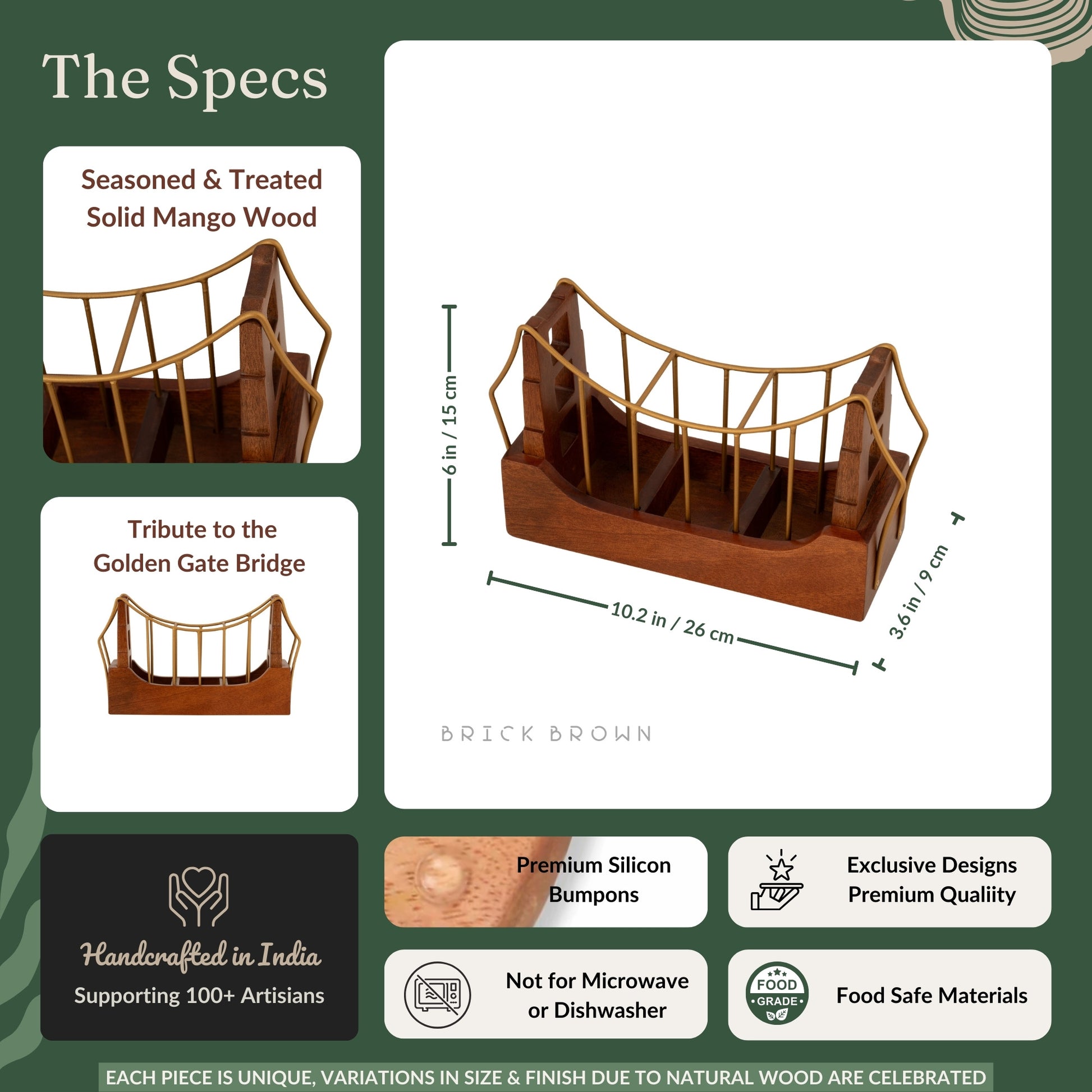 Golden Gate Cutlery Holder