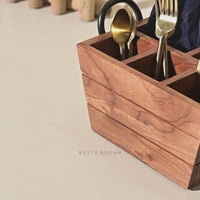 Boat Cutlery Caddy/Holder with Horseshoe Handle