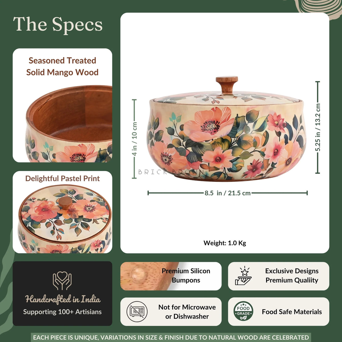 Pastel Flora Kitchen Duo Gift Set