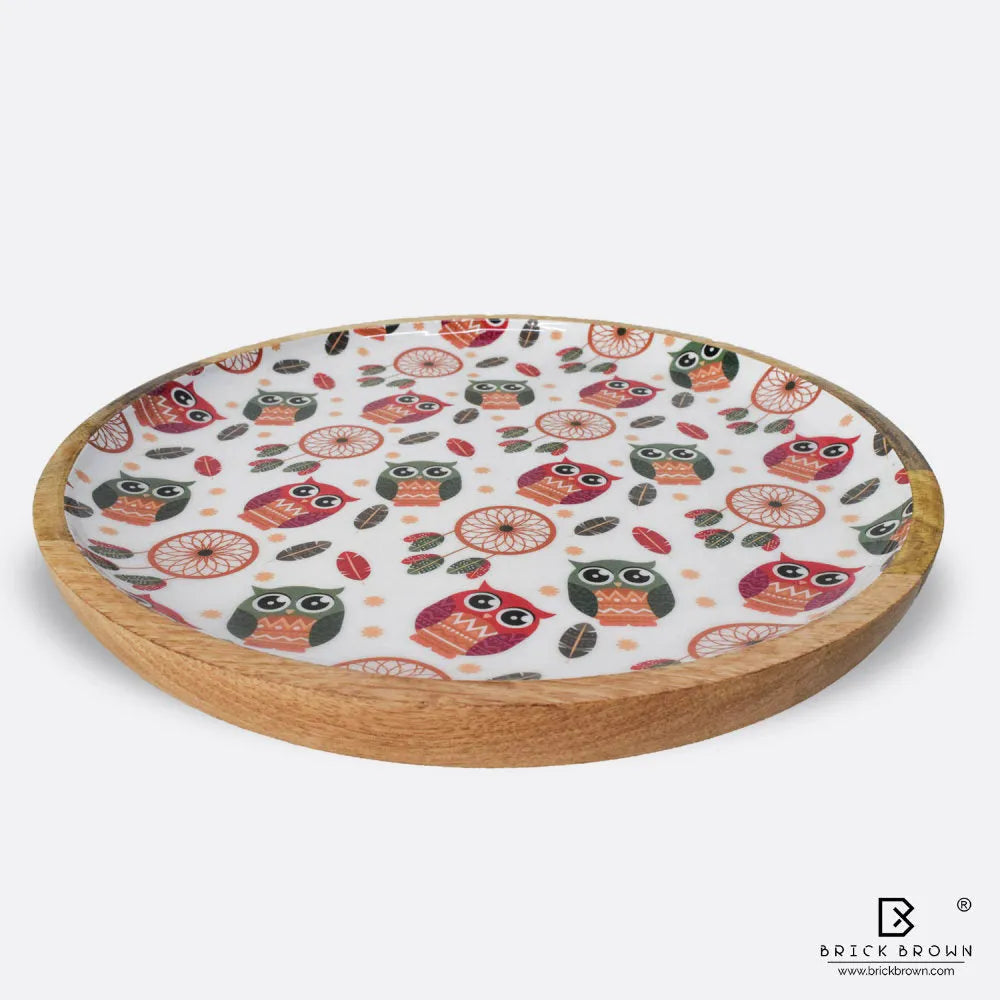 Bohemian Round Serving Platter