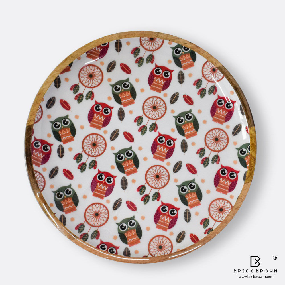 Bohemian Round Serving Platter (10 Inch)