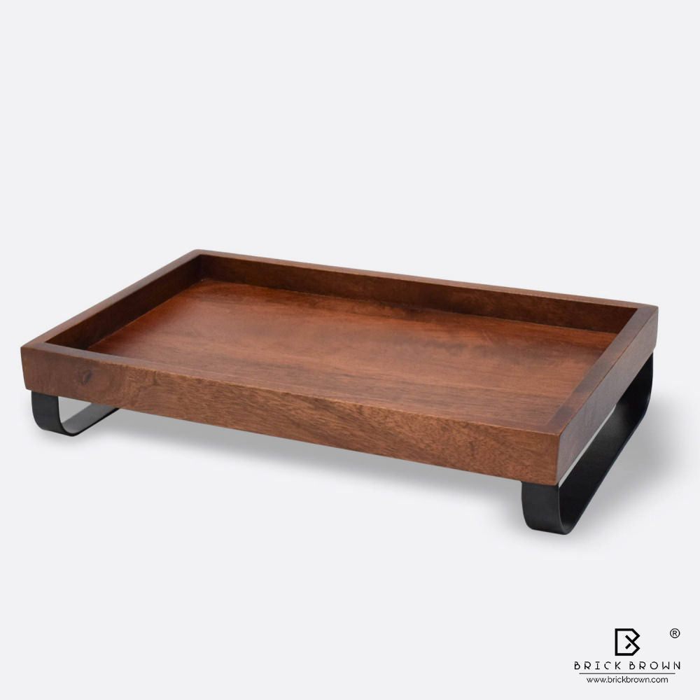 Cresta Serving Tray from Mahogany Collection