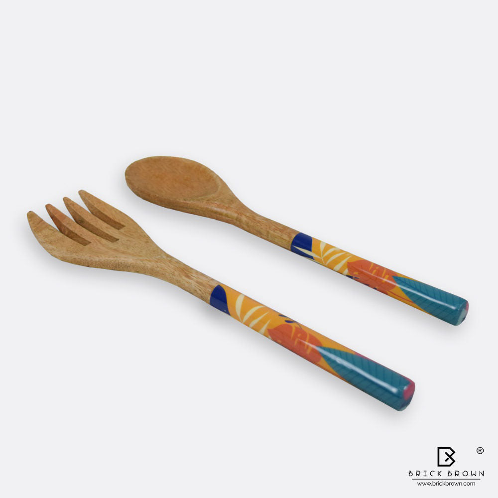 Tropical Cutlery Set (Spoon and Fork)