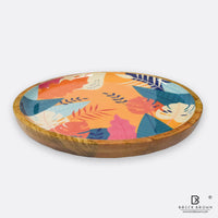 Tropical Round Serving Platter
