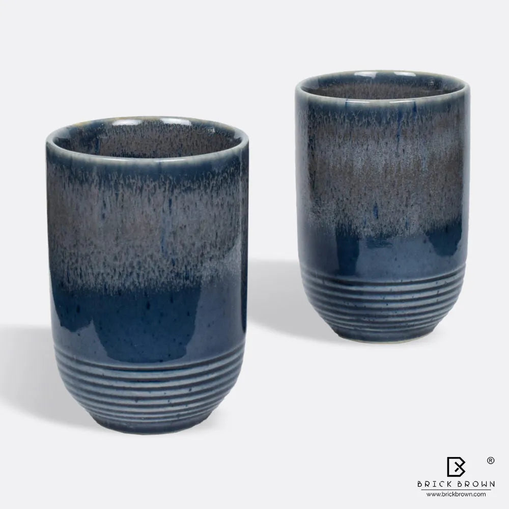 Indigo Mist Tumblers (Set of 2)