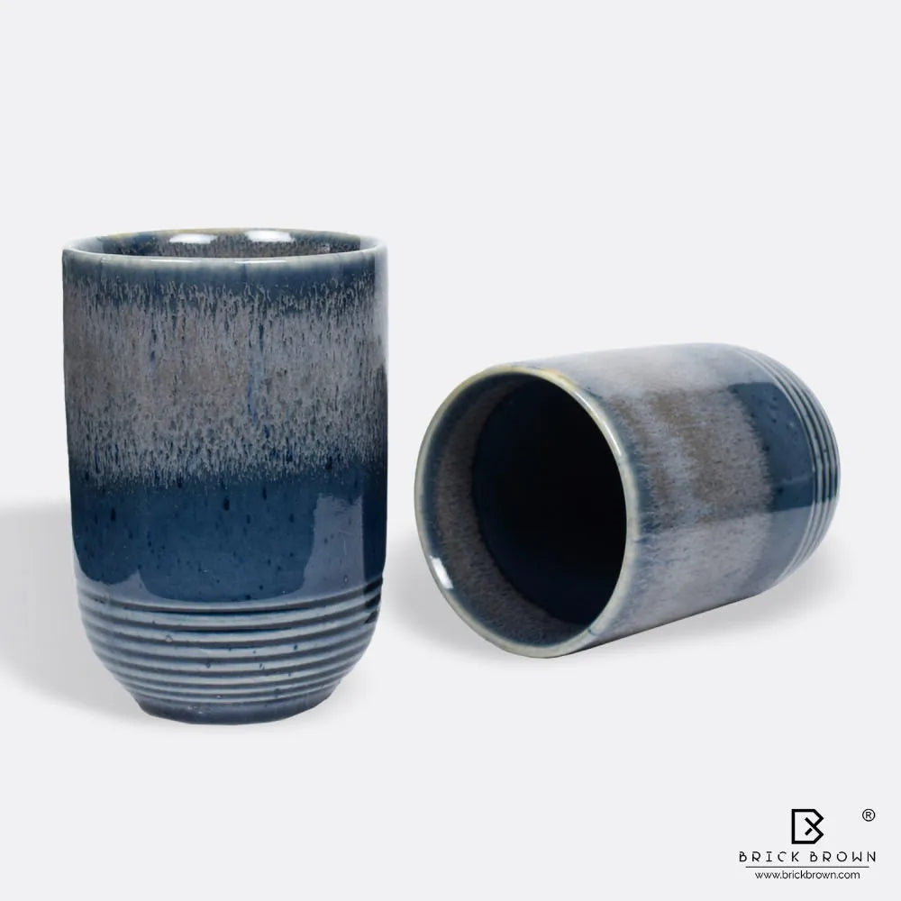 Indigo Mist Tumblers (Set of 2)