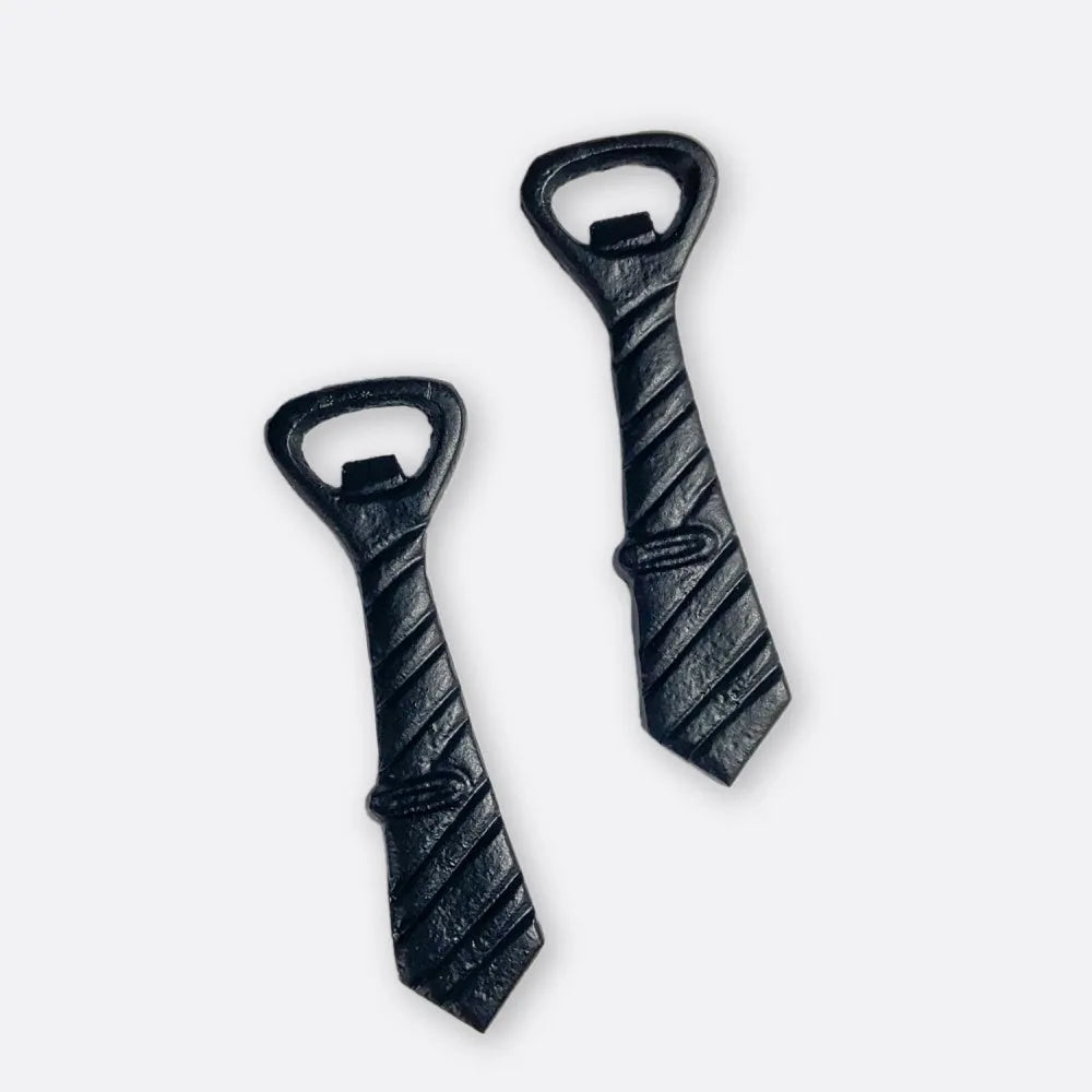 Tie Bottle Opener in Black