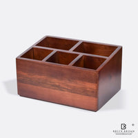 Prism Cutlery Caddy/Holder from Mahogany Collection