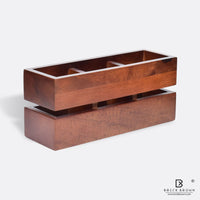Cranny Cutlery Caddy/Holder from Mahogany Collection