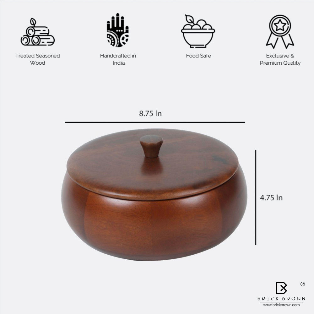 Roti Box from Mahogany Collection (Small)