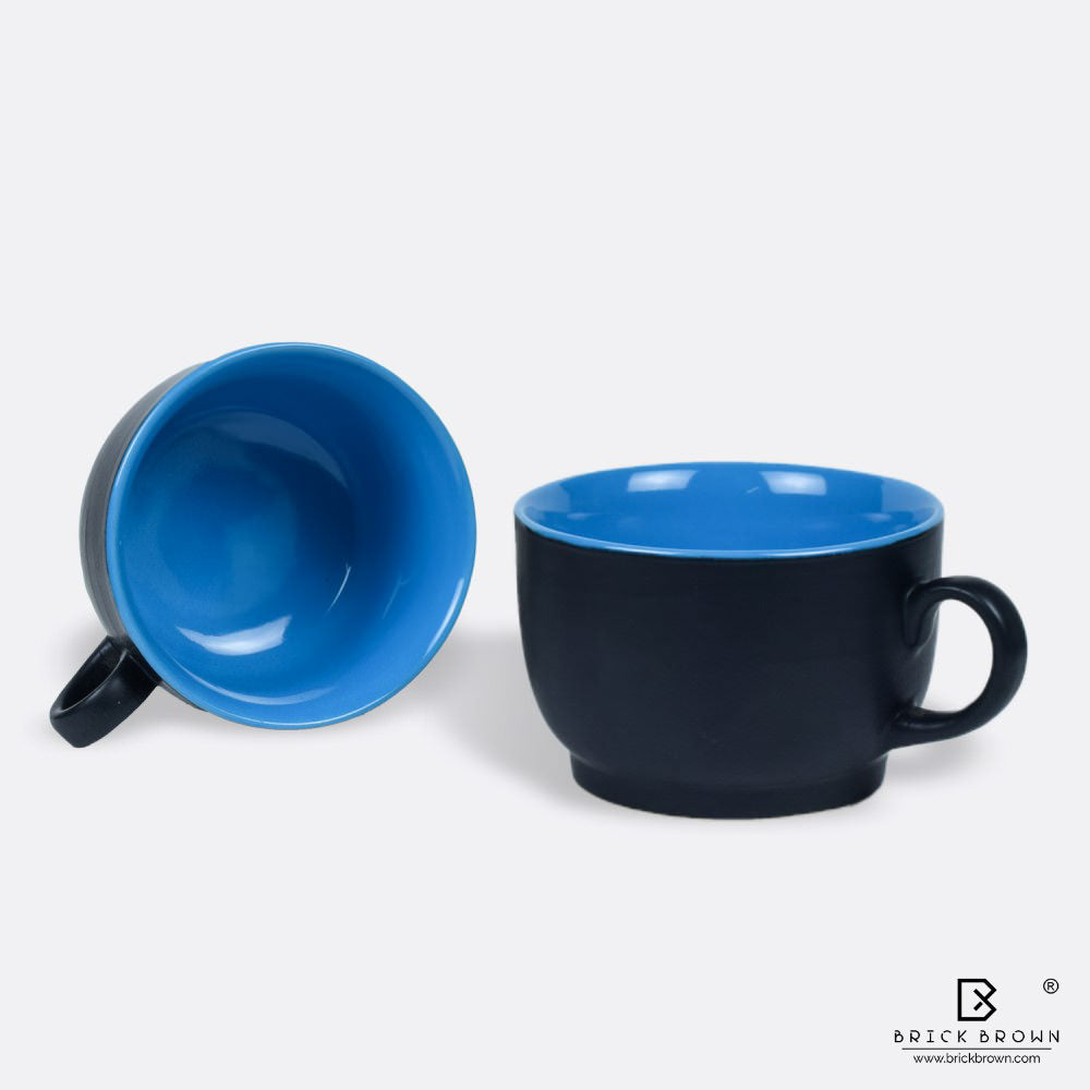 Black Coffee Mugs (Set of 2)