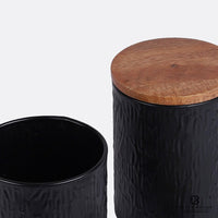 Tree Bark Canister (Set of 2)