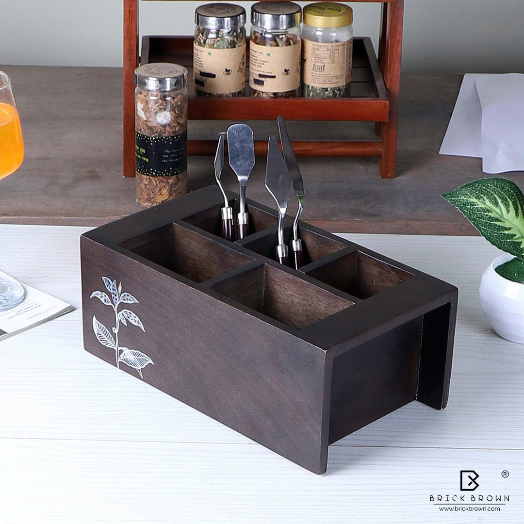Cutlery Caddy/Holder from Handpainted Arums Collection