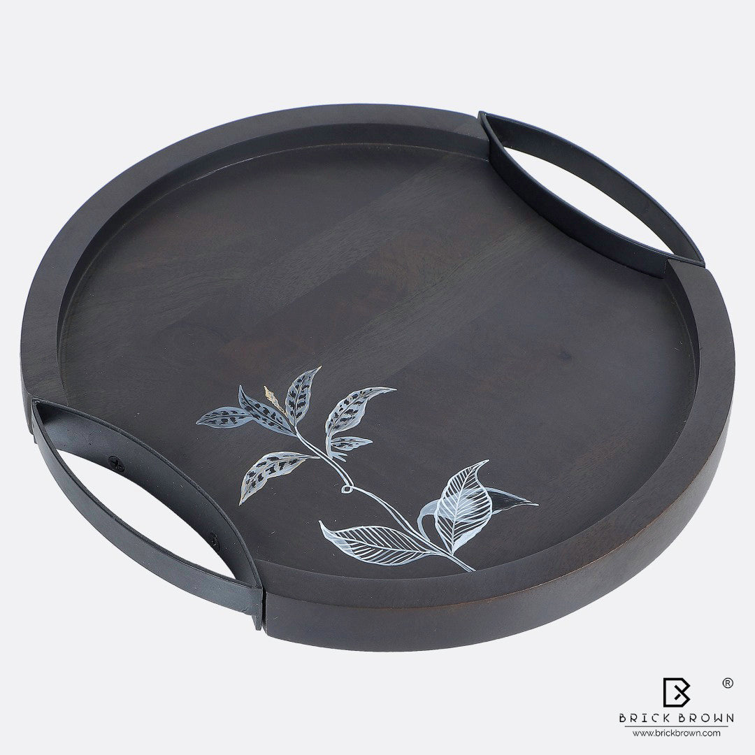 Serving Platter from Handpainted Arums Collection