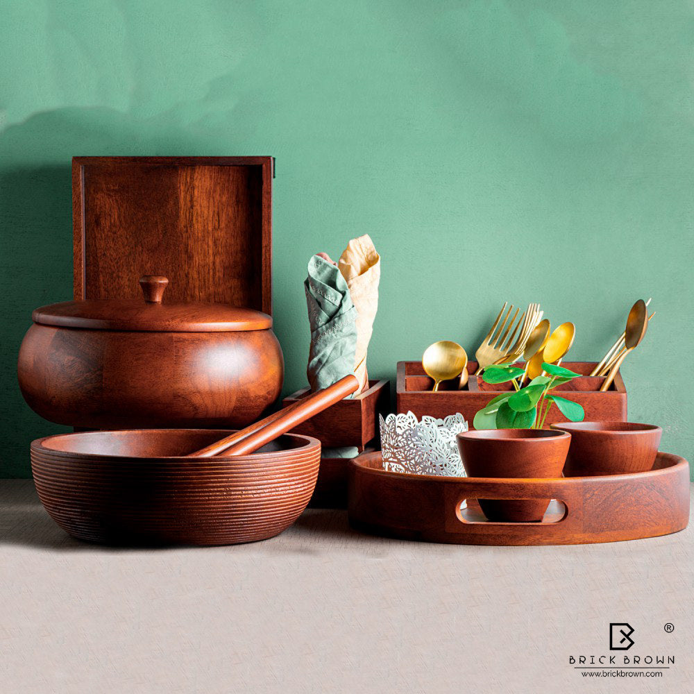 Roti Box from Mahogany Collection (Small)